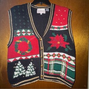 VINTAGE CHRISTMAS SWEATER VEST